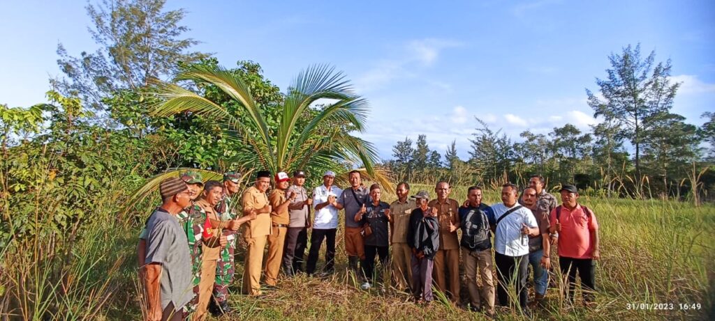 Dua Desa di Lepar Sepakat Membagi Lahan Perbatasan