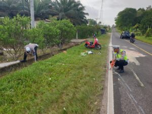 Tewasnya Korban di Jalan Desa Jelutung diduga Korban Tabrak Lari, Warga : Ada Suara Benturan 2 Kali