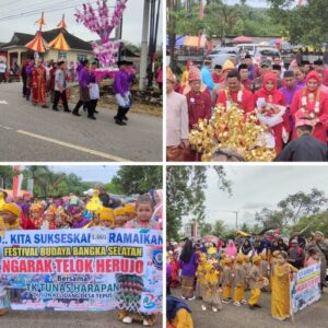 Meriahnya Festival Telok Herujo di Kecamatan Airgegas Setelah Dua Tahun Tak Digelar