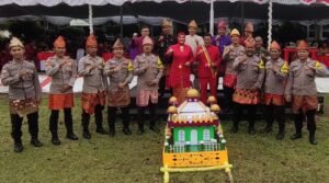 Polsek Airgegas Ikut Meriahkan Lomba Festival Telok Herujo