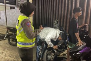 Tindak Lanjut Jumat Curhat, Polres Razia Knalpot Brong