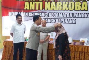 Resmikan Kampung Tangguh Anti Narkoba Kecamatan Pangkalbalam, Molen Berikan Apresiasi Kapolda dan Jajaran