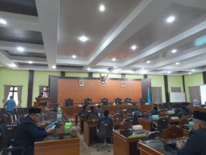 Paripurna DPRD, Bupati Algafry Sampaikan Laporan Keterangan Pertanggungjawaban (LKPJ) Tahun 2022 