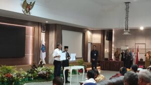 Serah Terima Jabatan, Suganda Pandapotan Resmi Menjabat Sebagai PJ Gubernur Babel 2023-2024