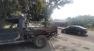 Breaking News : 2 Mobil Saling Tabrak Di Ruas Jalan Bypass, 1 Mobil Rusak Parah