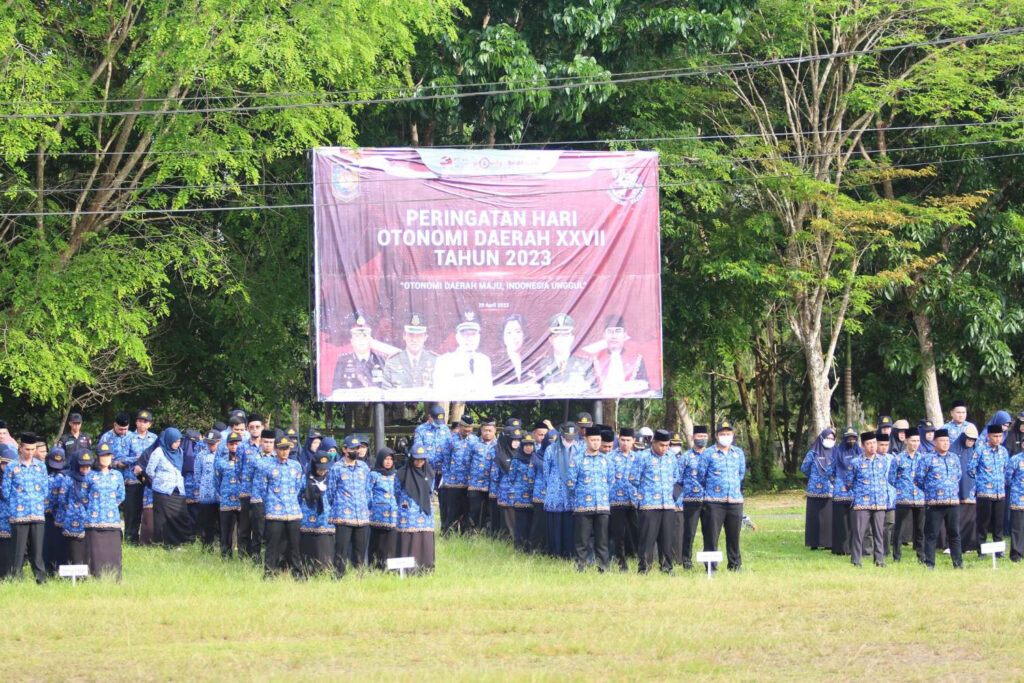 Upacara Peringatan Hari Otonomi Daerah ke XXVII Tahun 2023