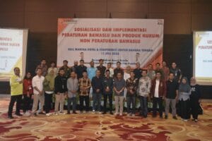 Bawaslu Bateng Sosialisasikan Peraturan Bawaslu dan Produk Hukum Non Peraturan Bawaslu