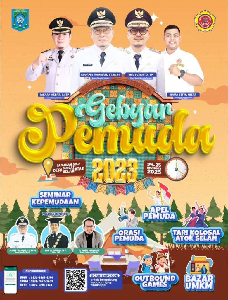 Hallo Pemuda!!! Gebyar Pemuda 2023 di Sungaiselan Akan Segera Dilaksanakan