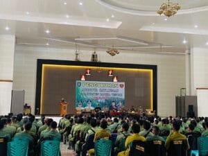 Bupati Algafry Kukuhkan 333 Satlinmas Bangka Tengah