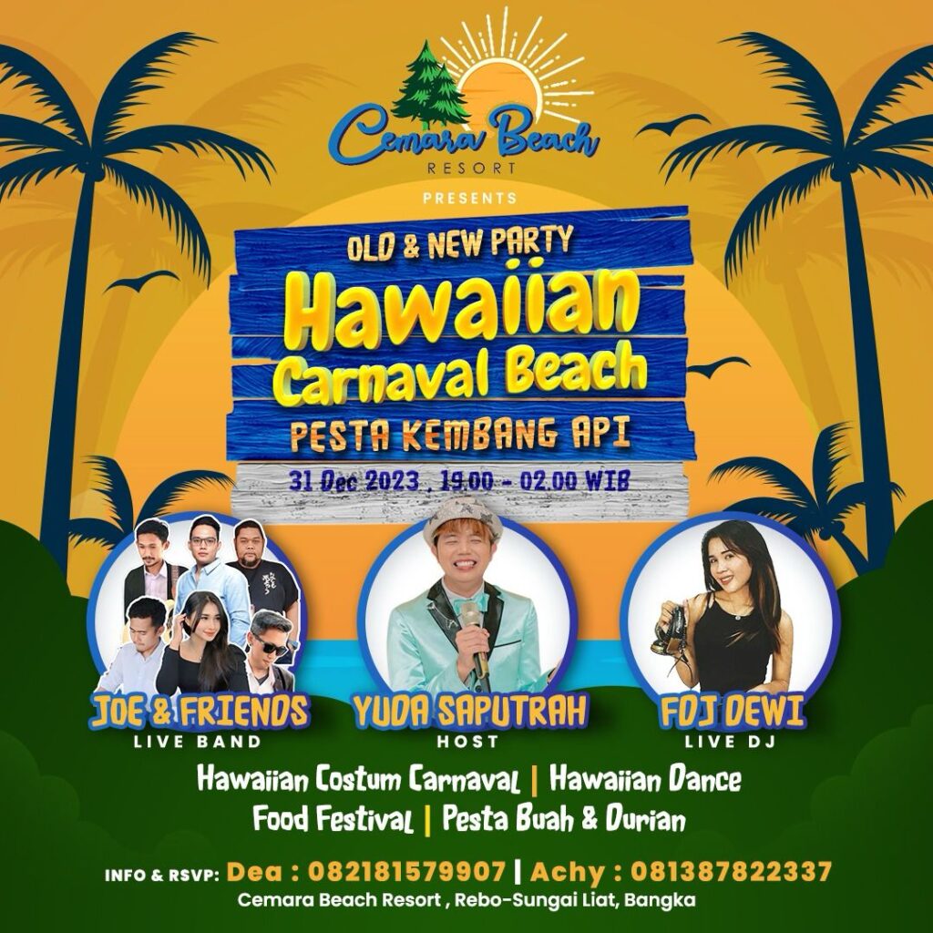 Segera!! Event Hawaiian Carnaval Beach Dibuka, Tiket Terbatas