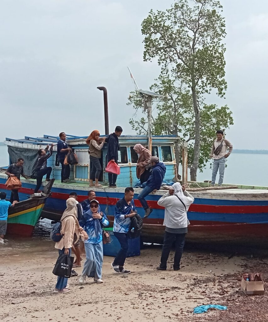 KPU Bateng Hadir di Pulau Nangka, Ajak Masyarakat Sukseskan Pemilu 2024