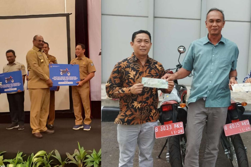 BPBD Bangka Tengah Terima Motor dari Kemendagri