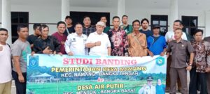 Pemdes Namang Lakukan Studi Banding ke Desa Air Putih Mentok