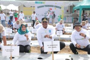 Tanam Cabai Serentak. Pj Gubernur Safrizal : Kawal Ketahanan Pangan hingga di Tingkat Rumah Tangga