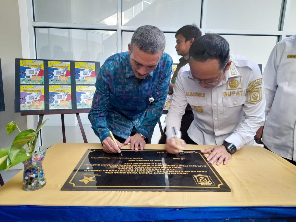 Perpustakaan 4 Lantai Senilai 9.6 M Diresmikan Bupati Bangka Tengah 