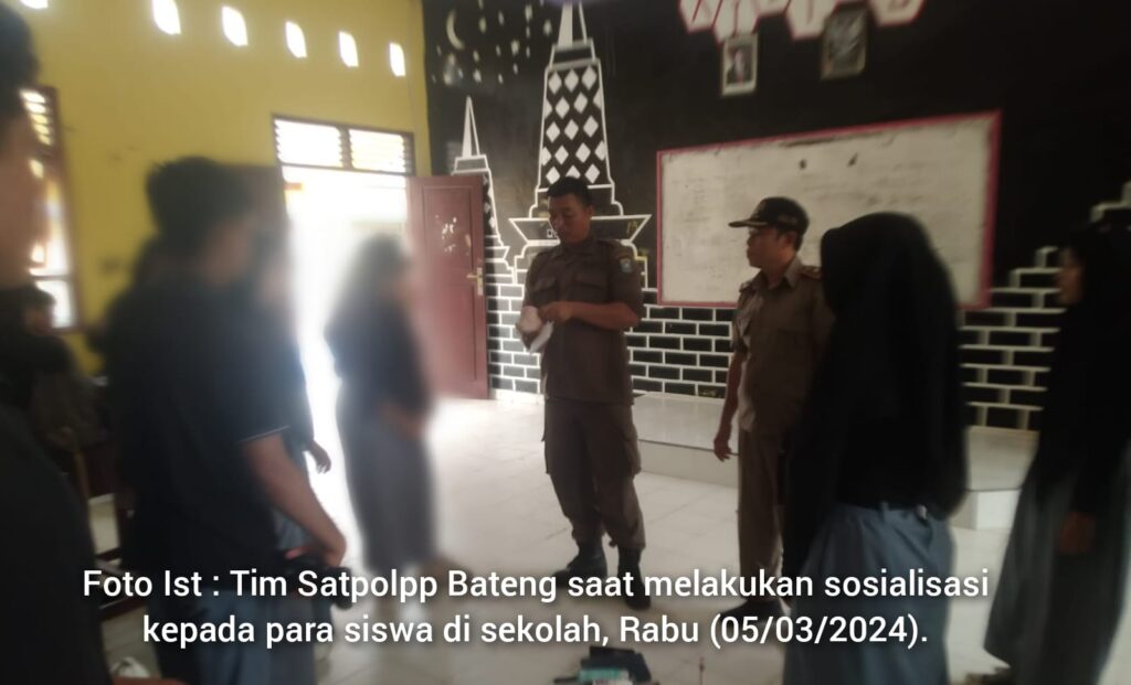 Razia di Sekolah, Satpol PP Bangka Tengah Temukan Hal Mengejutkan!!