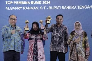 RSUD Drs. H. Abu Hanifah Raih Penghargaan Top BUMD Awards 2024, Sabet 3 Trofi