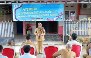 Jaringan Pipa Distribusi dan Tersier Kecamatan Gerunggang Diresmikan