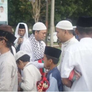 Sholat Idh Bersama, Bupati Bangka Tengah Maknai Keikhlasan Berkurban Dimomen Ini