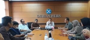 Diskominfosta Bersama Insan Pers Bangka Tengah Sambangi Dewan Pers