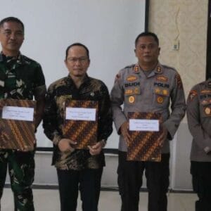Pengamanan Pilkada 2024, Pemkab Bateng bersama Kodim 0413 Bangka dan Polres Tandatangani NPH