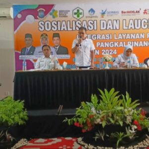 Asisten I Setdako Launching Integrasi Pelayanan Kesehatan Primer (ILP) Kota Pangkalpinang
