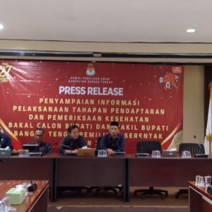 KPU Bangka Tengah Umumkan Pendaftaran Calon Bupati dan Wakil Bupati Pilkada 2024