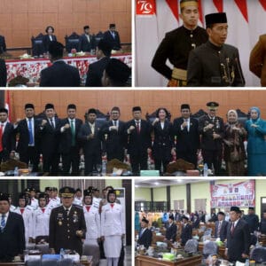 Bupati Bateng bersama Forkopimda Dengarkan Pidato Presiden RI