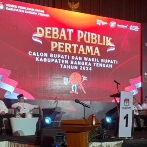 Debat Publik Pertama Bakal Calon Bupati dan Wakil Bupati Bangka Tengah Dimulai