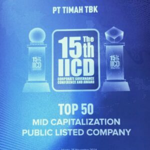 PT Timah Kembali Raih Top 50 MID Capitalization Public Listed Company