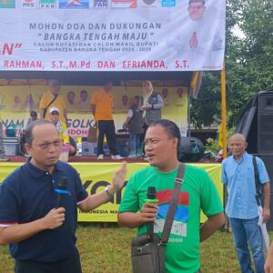 400 Item Doorprize, Ribuan Warga di Bangka Tengah Ramaikan HUT Golkar ke-60 