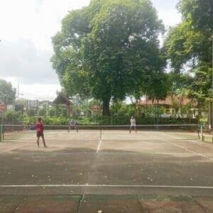 Kembangkan Atlet Tenis, PT Timah Siapkan Lapangan Untuk Berlatih