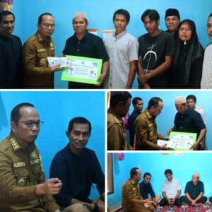 Bupati Algafry Serahkan Bantuan ASN kepada Keluarga Korban Musibah Pohon Tumbang