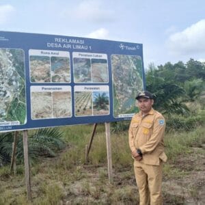 Mandirikan Ekonomi Desa, PT Timah Gandeng Pemdes Air Limau Sulap Bekas Tambang Jadi Kawasan Perkebunan 