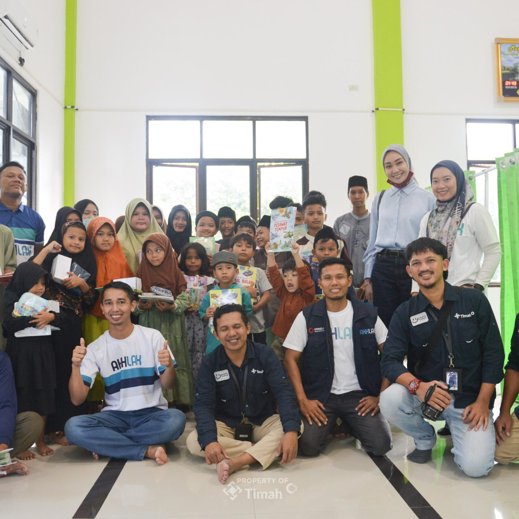 Sobat Aksi Ramadan Berbagi Kebahagiaan di Musala Al Muktibin Bangka Barat, Santuni Anak Yatim dan Piatu