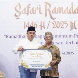 Momen Bulan Ramadan, PT Timah Serahkan Bantuan Untuk Musala Al Falah di Belitung Timur