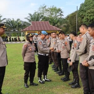 Subbidprovos Bidpropam Polda Babel Lakukan Gaktibplin di Polres Bangka Tengah