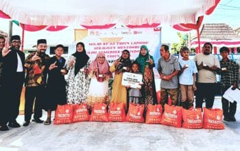‎Lazismu Babel Salurkan 80 Paket Sembako dan Hadiah Lomba Milad ke-23