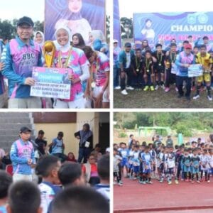 Festival Bola Usia Dini Bunda Bangka Tengah Cup 2025, Twin Star Jadi Sang Juara 