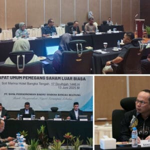 ‎Sinergi untuk Ekonomi Syariah, Bupati Bateng Hadiri RUPS BPRS Babel  ‎