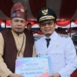 ‎Bupati Bateng dan Gubernur Babel Kompak Serukan Persatuan di HUT Ke-25 Babel