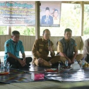 ‎Pemkab Berikan Pelatihan Pembuatan Jaring Hela Dasar dengan TED