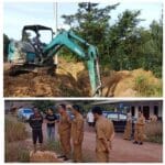 Gerak Cepat, Alat Berat Dinas PU Bangka Tengah Normalisasi Saluran Air di Pemukiman Dusun Nadi