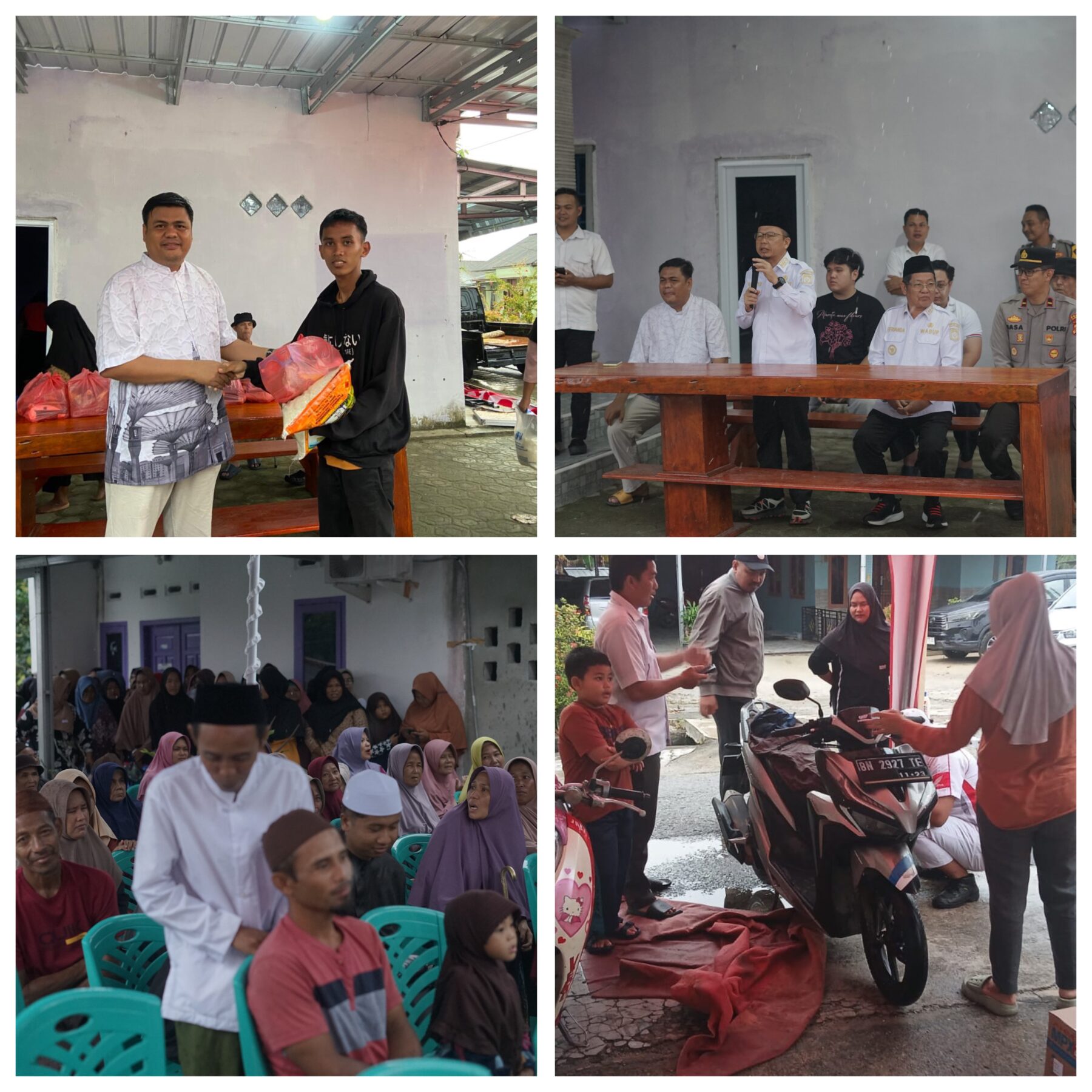 Sinergi Kasih Sayang, Lansia, Marbot dan Guru Ngaji di Perlang Terima Bantuan Sembako