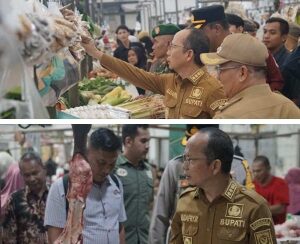 ‎Bupati Algafry Pantau Harga dan Stok Kebutuhan Pokok  ‎
