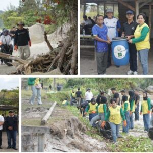 Pemkab dan Kejari Bangka Tengah Bersihkan Pantai Tanjung Berikat  ‎