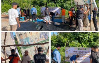 SMP Taruna Sains Muhammadiyah Koba Gelar Pemotongan Hewan Kurban : Terimakasih Para Shahibul   ‎