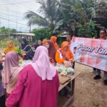 DPD PKS Bangka Tengah Gelar Senam dan Pasar Tani