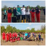 Peringati Hari Lingkungan Hidup, Pelajar SMAN 1 Namang Aksi Tanam Mangrove Bersama TP PKK Babel