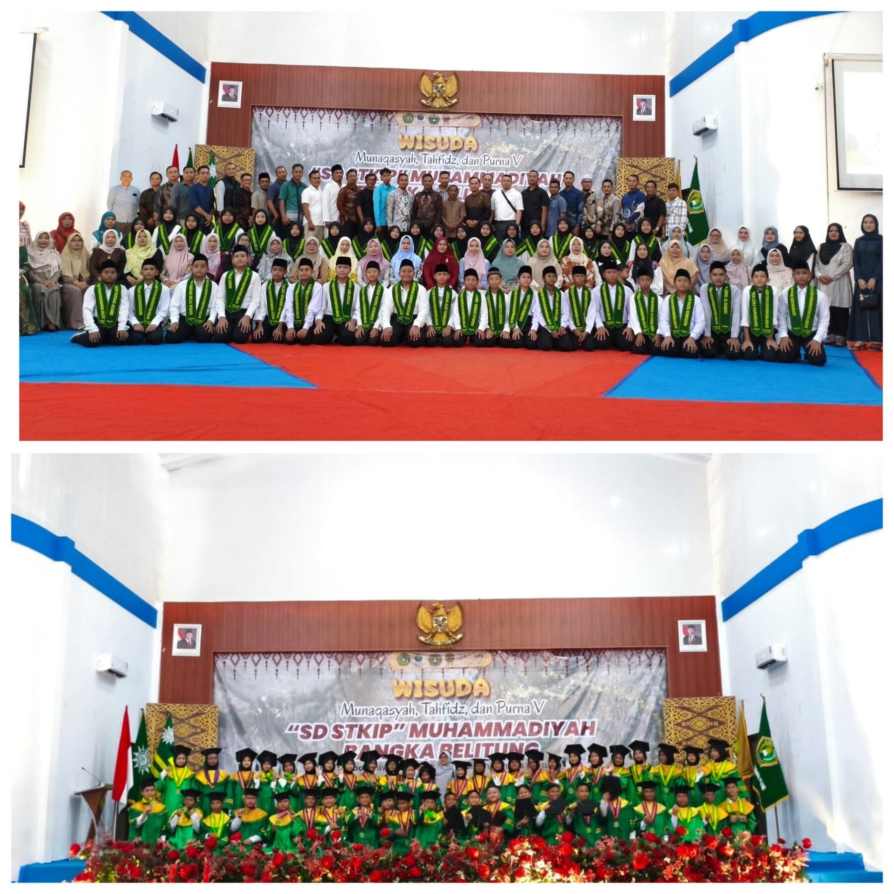 ‎56 Siswa SD STIKIP Muhammadiyah Babel Diwisuda : Cetak Generasi Qurani Berakhlak Mulia  ‎